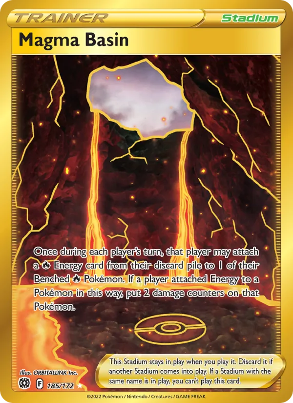 Bassin de Magma — Stars Étincelantes 185/172