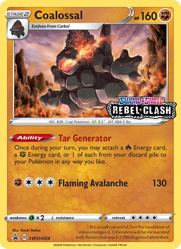 Coalossal — SWSH Black Star Promos SWSH024/307