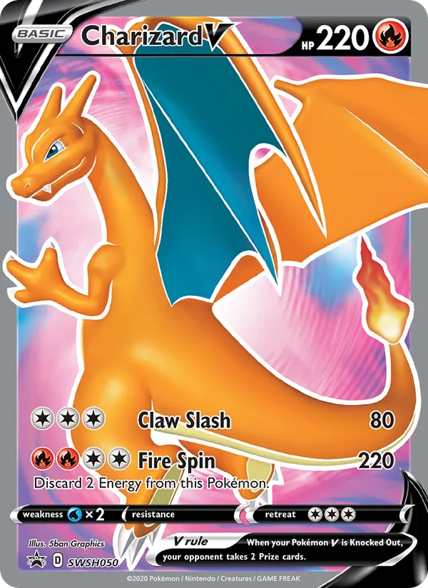 Charizard V — SWSH Black Star Promos SWSH050/307