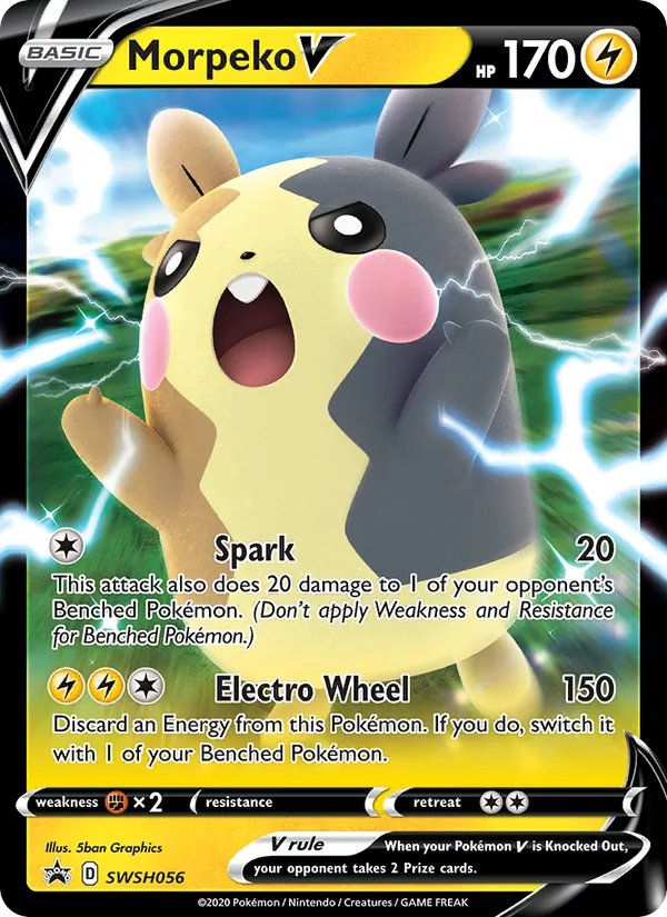 Morpeko V — SWSH Black Star Promos SWSH056/307