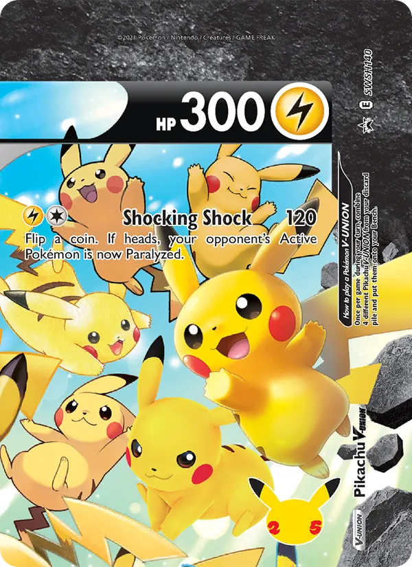 Pikachu V-UNION — Promo SWSH SWSH140/307