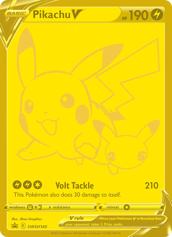 Pikachu V — Promo SWSH SWSH145/307