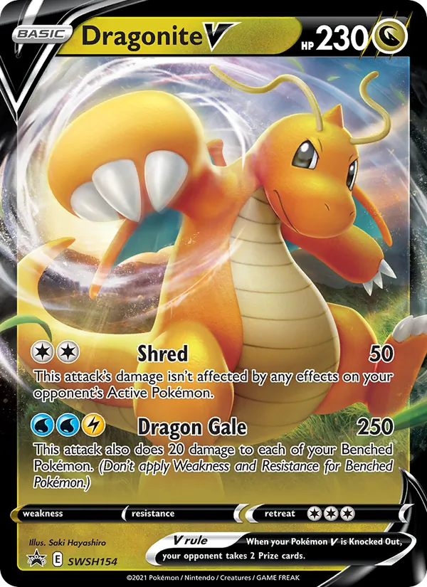 Dragonite V — SWSH Black Star Promos SWSH154/307