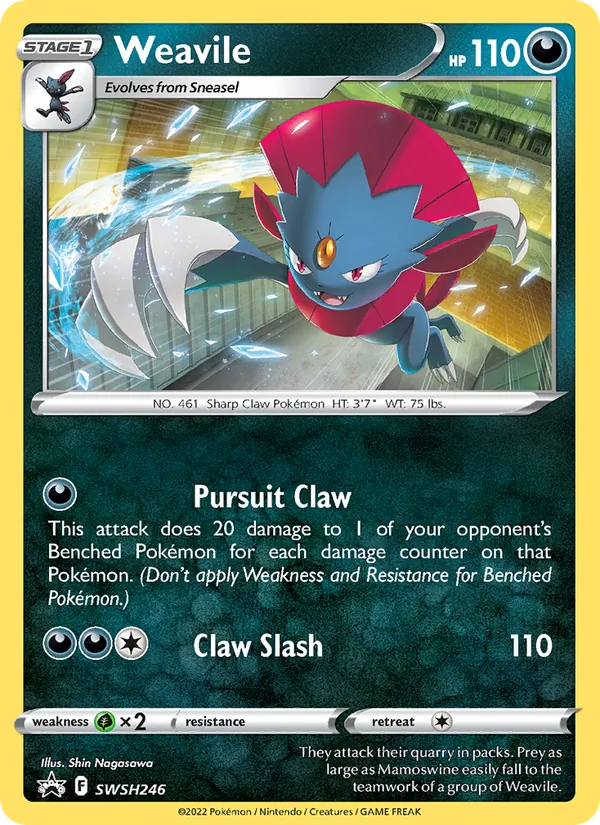 Weavile — SWSH Black Star Promos SWSH246/307
