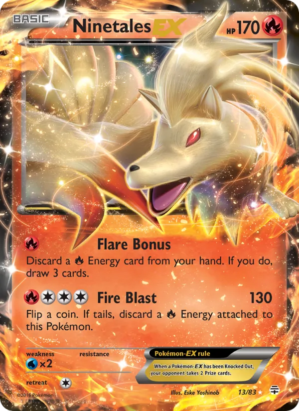 Ninetales EX — Generations 13/83