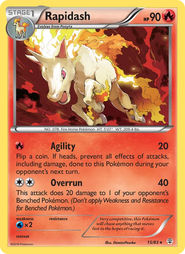 Rapidash — Generations 15/83