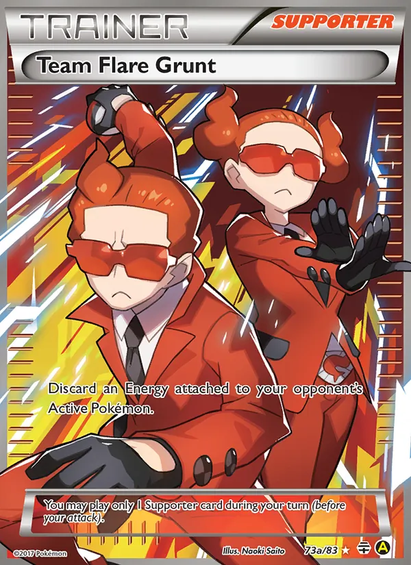 Team Flare Grunt — Generations 73a/83