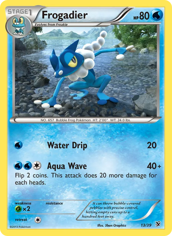Frogadier — Kalos Starter Set 13/39