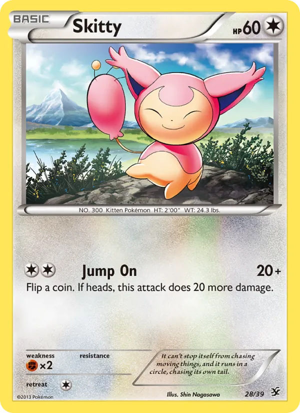 Skitty — Kalos Starter Set 28/39