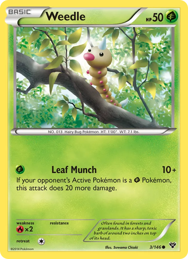 Weedle — XY 3/146