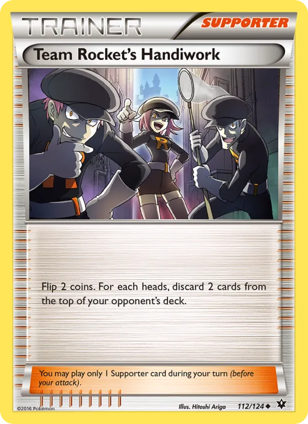 Team Rocket's Handiwork — Fates Collide 112/124