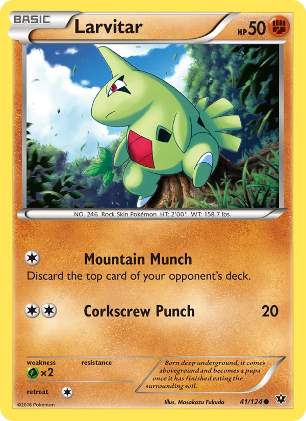 Larvitar — Fates Collide 41/124