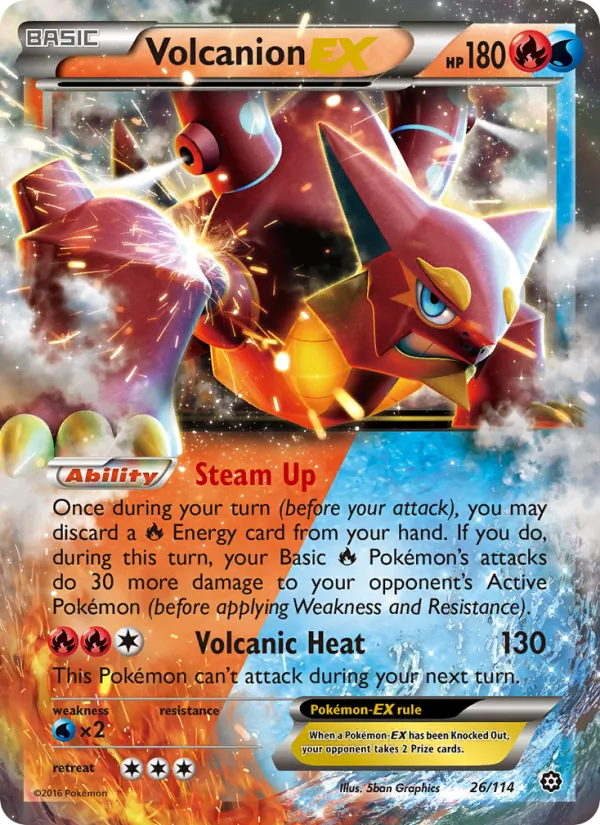 Volcanion EX — Steam Siege 26/114