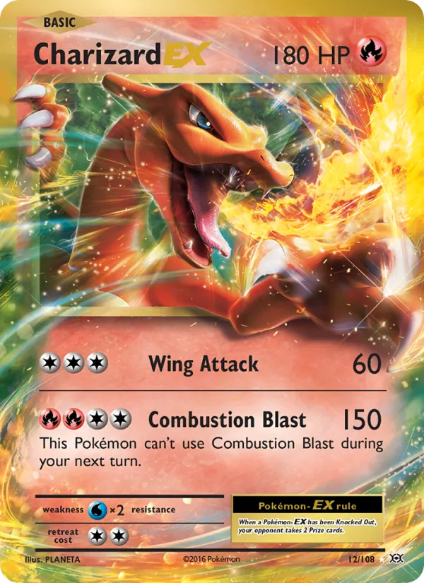 Charizard EX — Evolutions 12/108