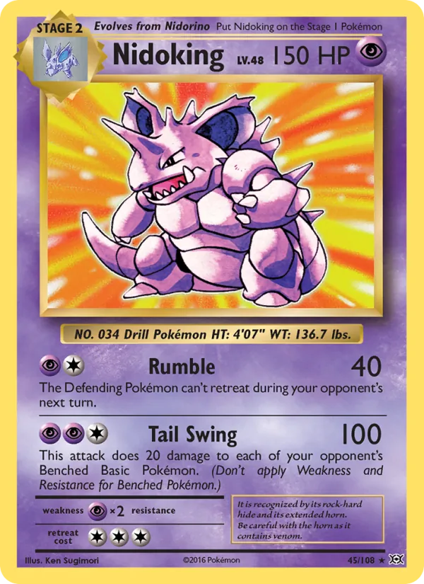 Nidoking — Evolutions 45/108