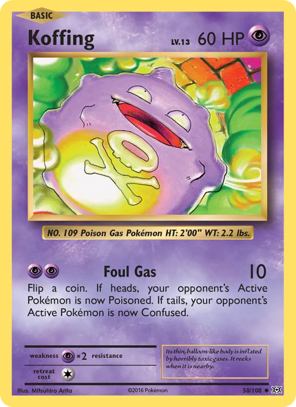 Koffing — Evolutions 50/108