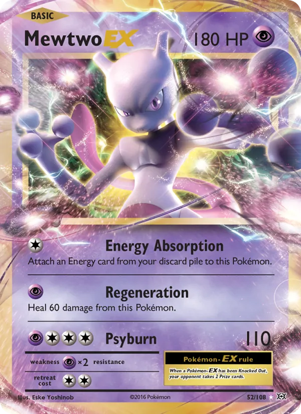 Mewtwo EX — Evolutions 52/108