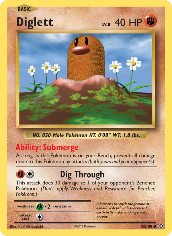 Diglett — Evolutions 55/108