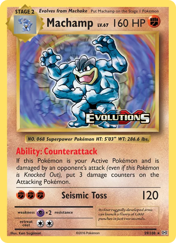 Machamp — Evolutions 59/108