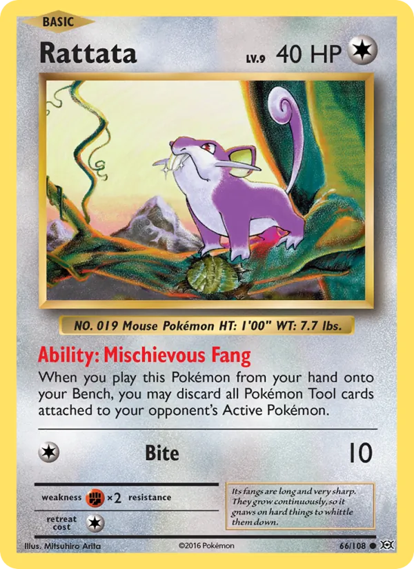 Rattata — Évolutions 66/108