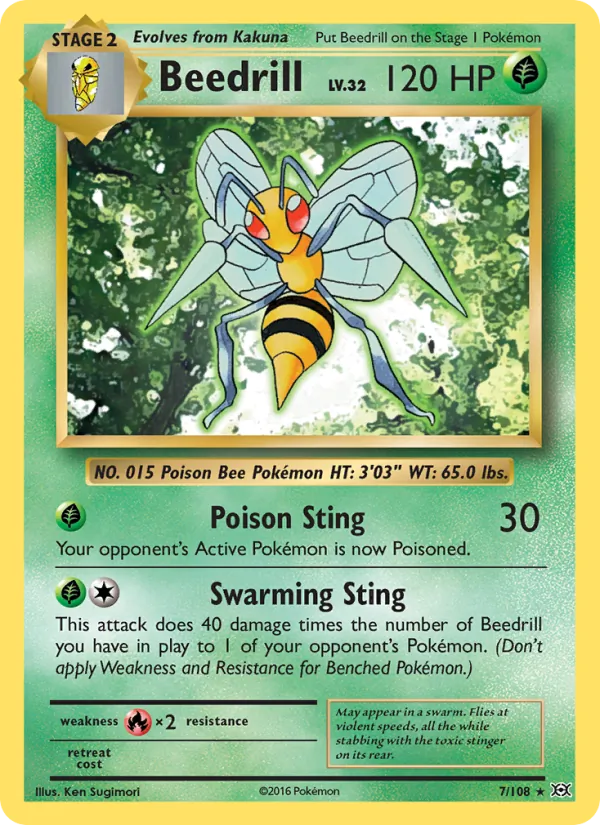 Beedrill — Evolutions 7/108