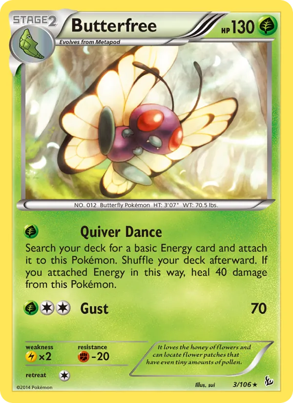 Butterfree — Flashfire 3/106