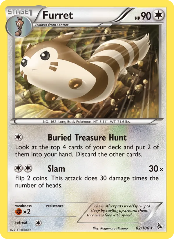 Furret — Flashfire 82/106