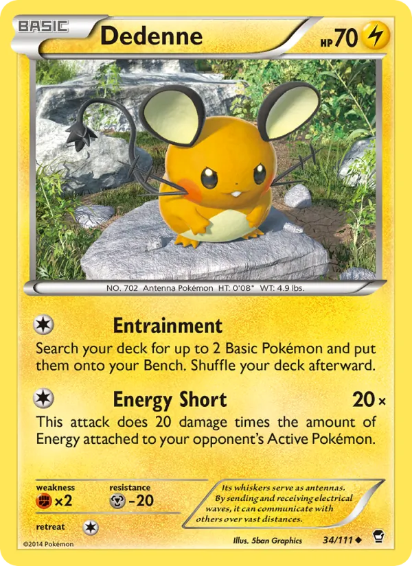 Dedenne — Furious Fists 34/111