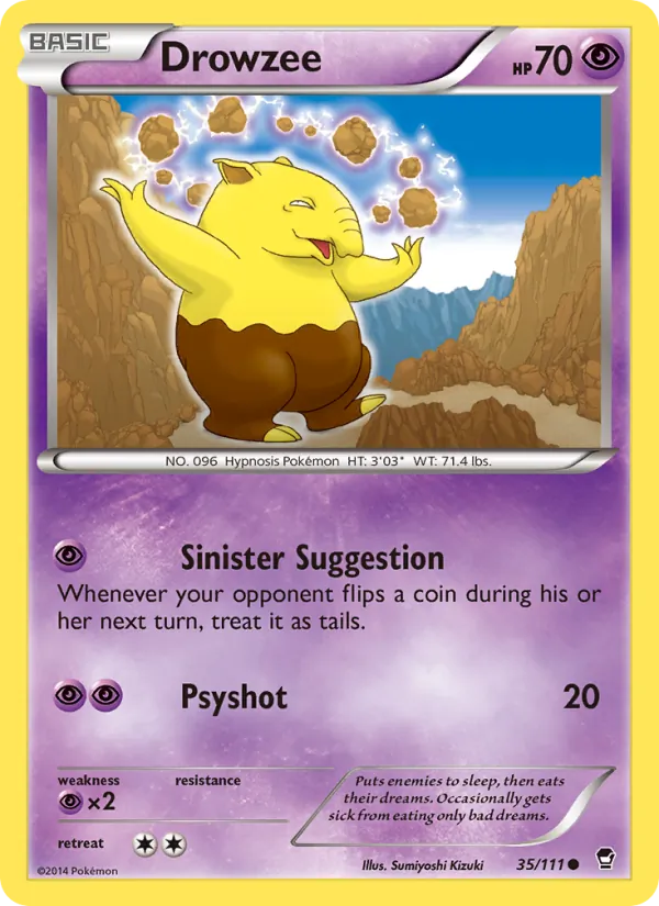 Drowzee — Furious Fists 35/111