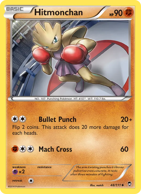 Hitmonchan — Furious Fists 48/111