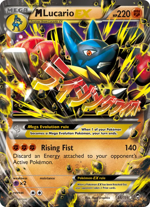 M Lucario EX — Furious Fists 55/111