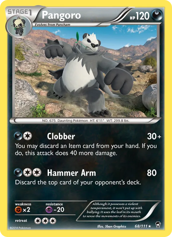 Pangoro — Furious Fists 68/111