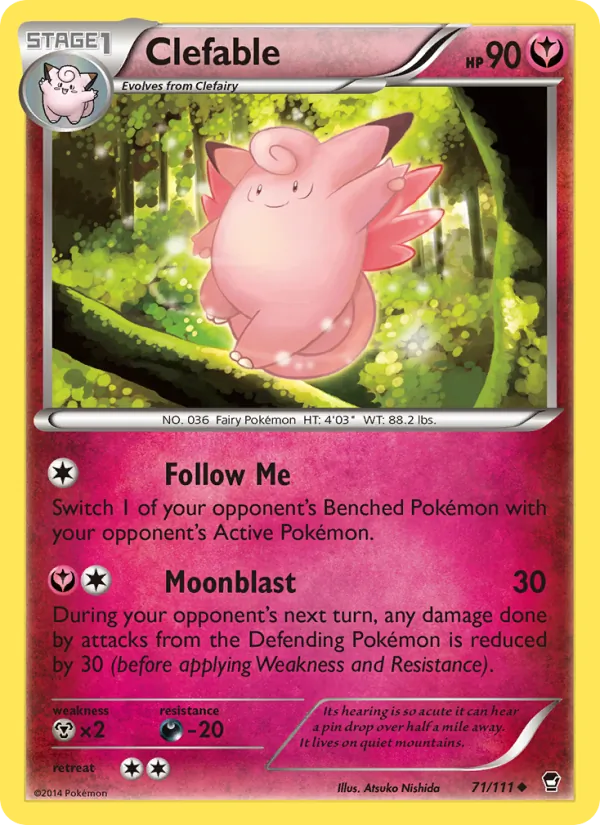 Clefable — Furious Fists 71/111