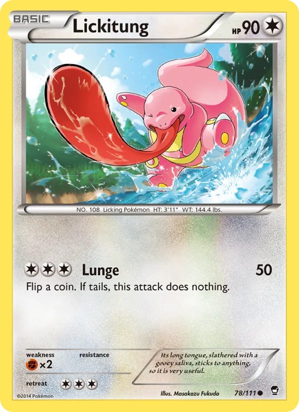 Lickitung — Furious Fists 78/111