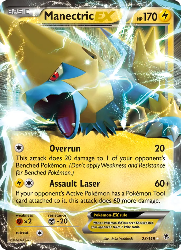 Manectric EX — Phantom Forces 23/119