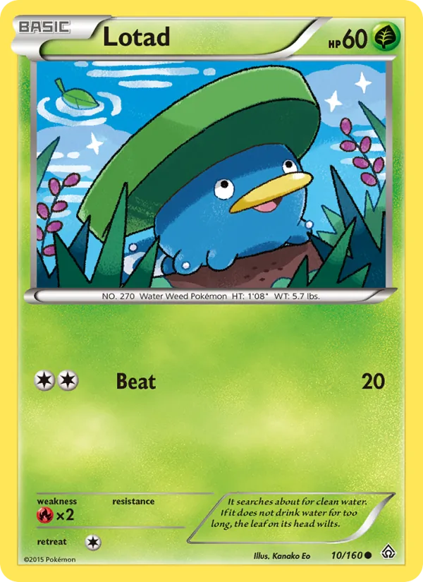 Lotad — Primal Clash 10/160