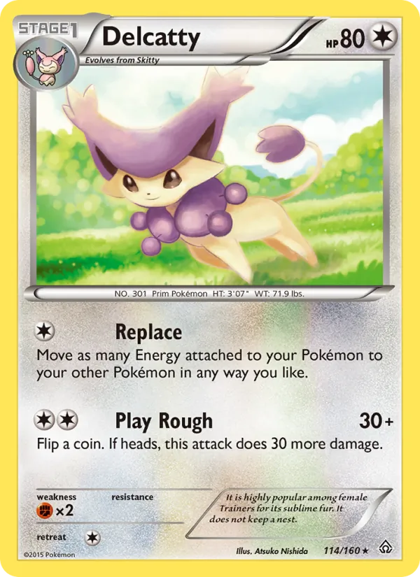 Delcatty — Primal Clash 114/160