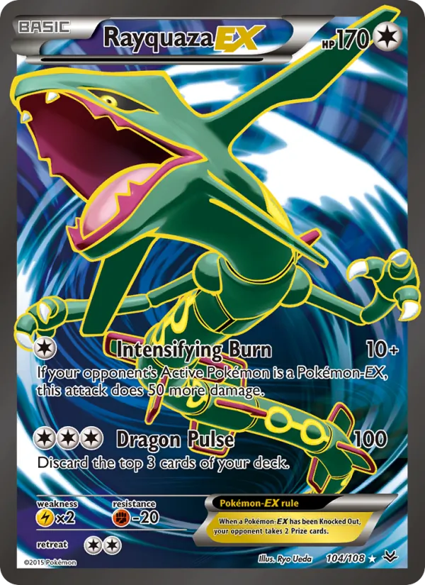Rayquaza EX — Ciel Rugissant 104/108