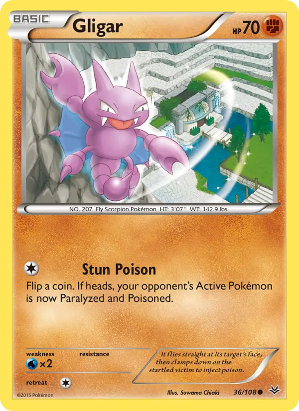 Gligar — Roaring Skies 36/108