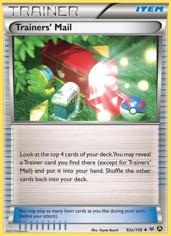 Trainers' Mail — Roaring Skies 92a/108