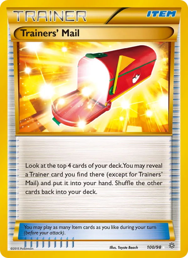 Trainers' Mail — Ancient Origins 100/98