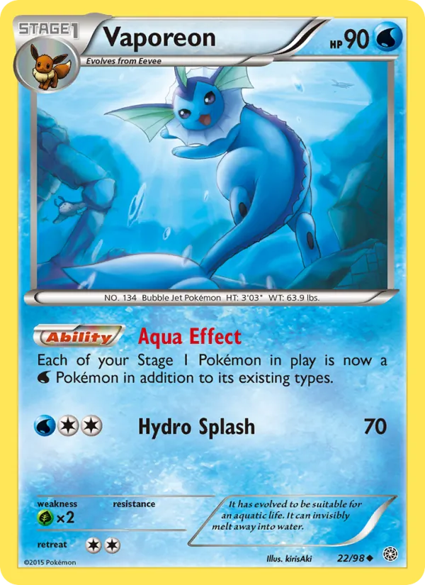 Vaporeon — Ancient Origins 22/98