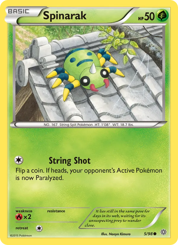 Spinarak — Ancient Origins 5/98