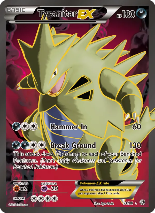 Tyranitar EX — Ancient Origins 91/98