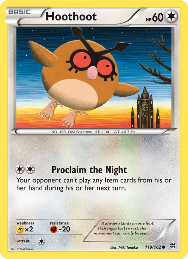 Hoothoot — BREAKthrough 119/162