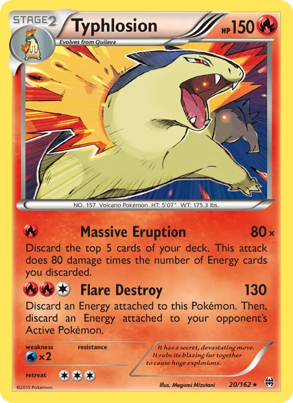 Typhlosion — Impulsion Turbo 20/162