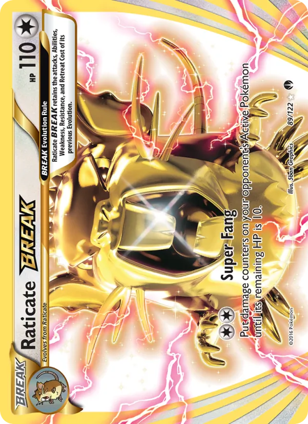 Raticate BREAK — BREAKpoint 89/122