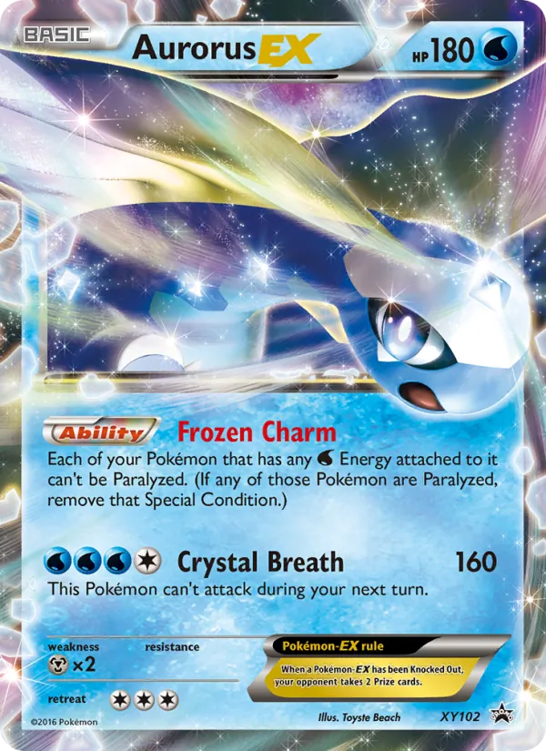 Aurorus EX — XY Black Star Promos XY102/211