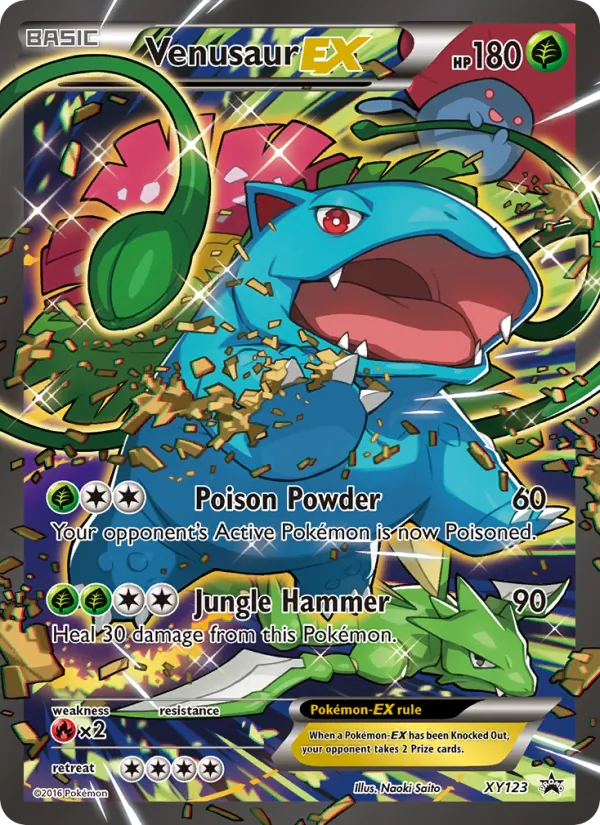 Venusaur EX — XY Black Star Promos XY123/211