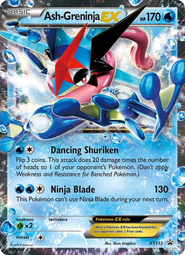 Ash Greninja EX — XY Black Star Promos XY133/211